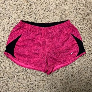 Nike Women’s Running Shorts in Pink and Black